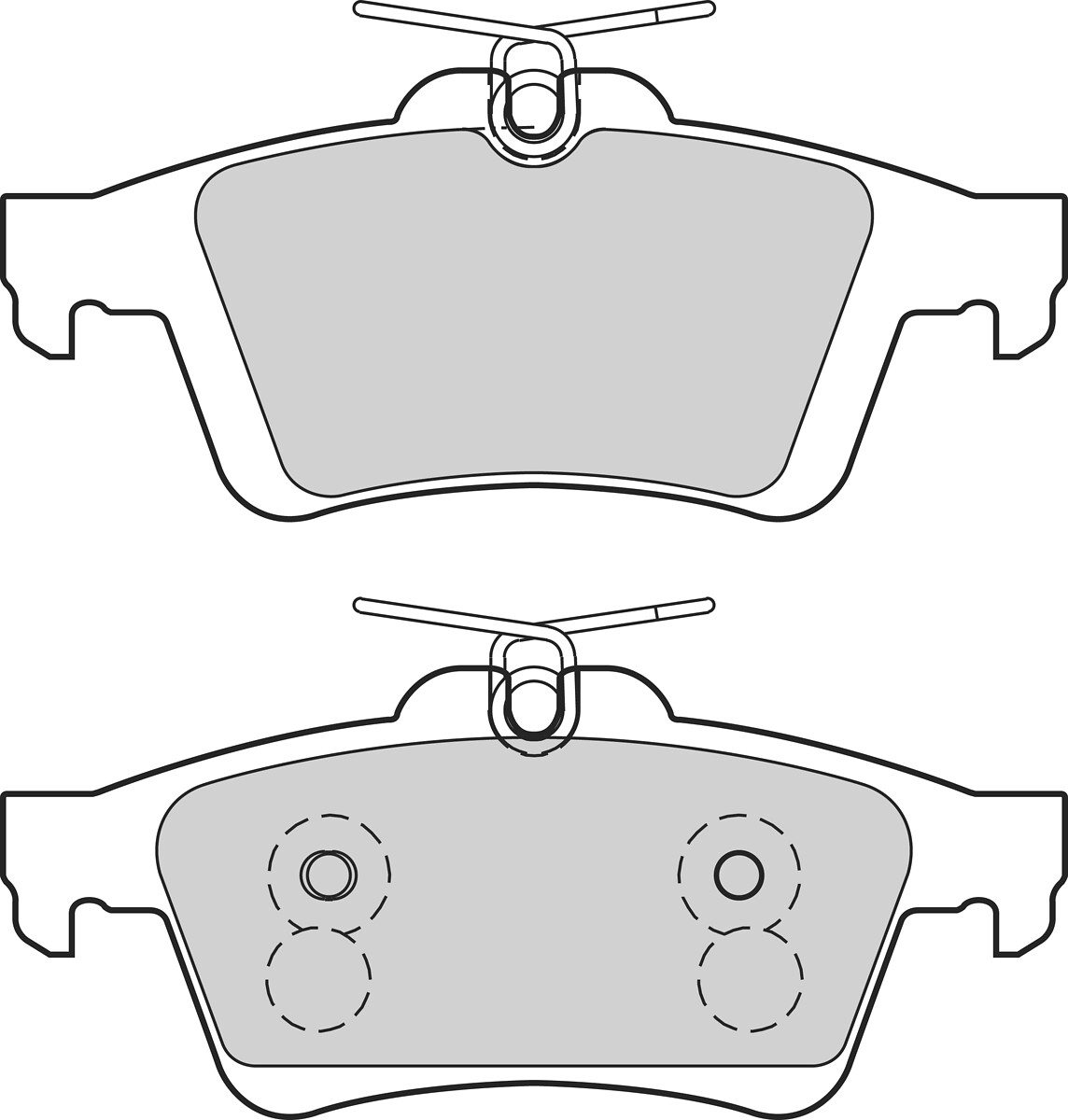 BRAKE PADS FIRST FORD TRANSIT CONNECT RR